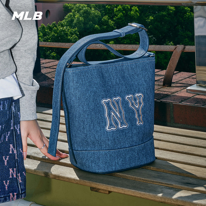 MLB官方水桶包单肩水桶包休闲