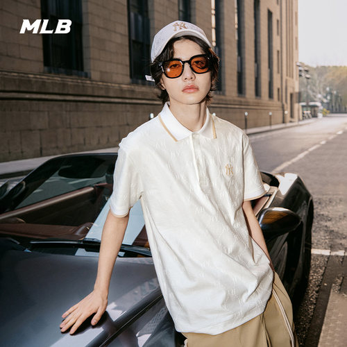 MLB官方男女polo衫25夏季新款