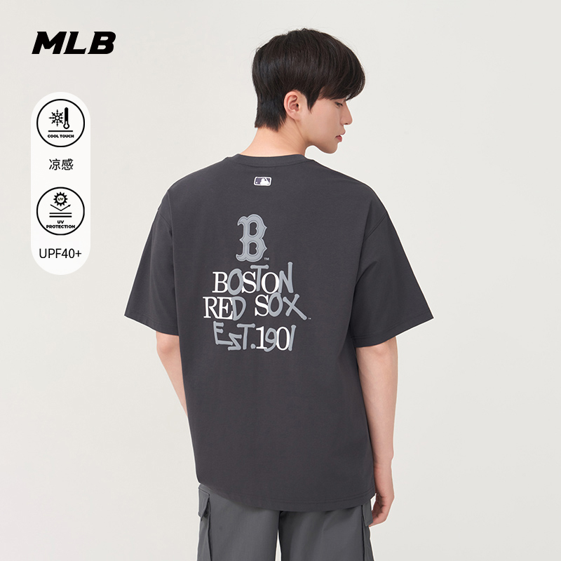 MLB情侣休闲宽松运动T恤