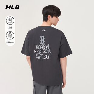 新款 25夏季 TSB07 男女情侣凉感防晒街头暗号T恤圆领短袖 MLB官方