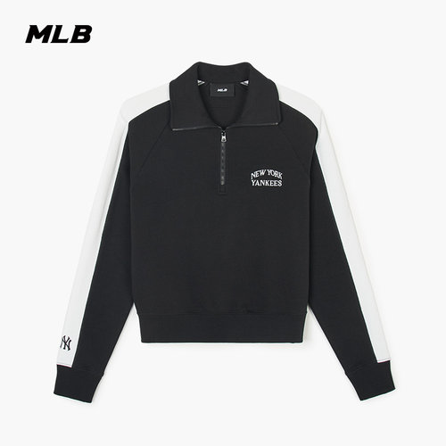 MLB拉链宽松休闲立领官方卫衣