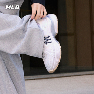 MLB官方男女厚底增高复古拼接流浪鞋老爹鞋26春季新款RNSPL/RNCRM