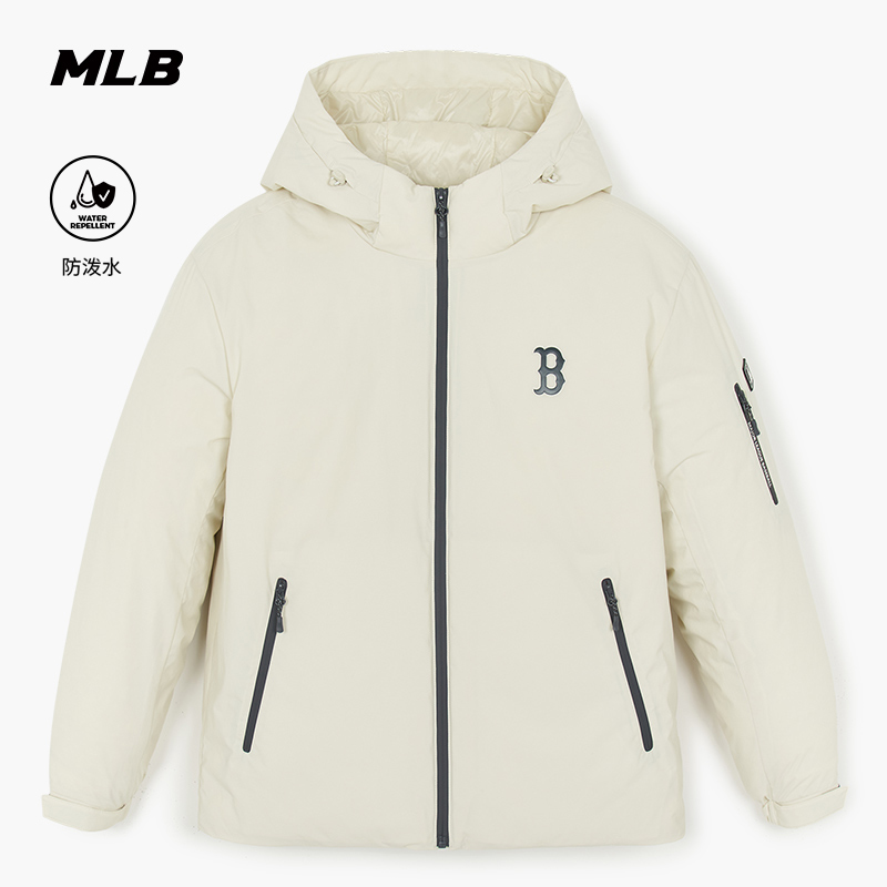 MLB官方男女情侣户外防泼水短款轻薄羽绒服25秋冬新款DJB01