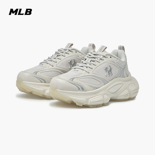 MLB官方 男女同款增高厚底网面复古赛博老爹鞋26夏季新款SHWD1