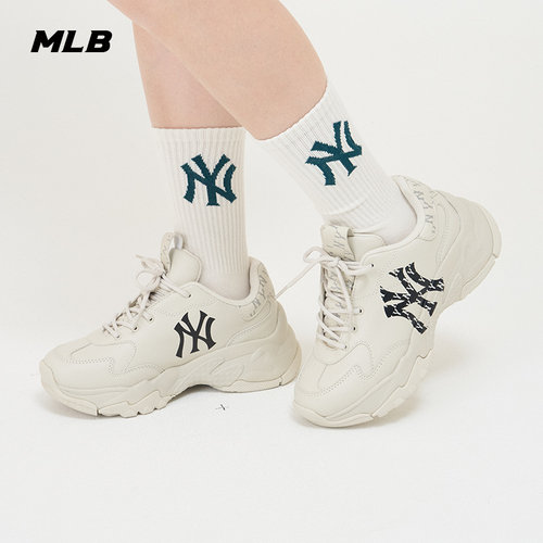 官方男女情侣时尚老花老爹鞋MLB