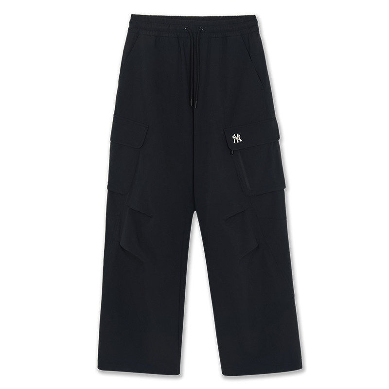thumbnail for [Lin Yitong Style] MLB Official Star Style Windproof Workwear Wide-Leg Woven Pants 26 Autumn New WPB04