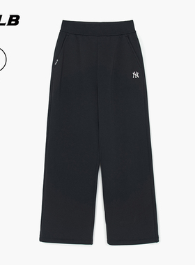 MLB官方 女款百搭时尚潮流运动保暖加绒休闲长裤冬季新款PTB15