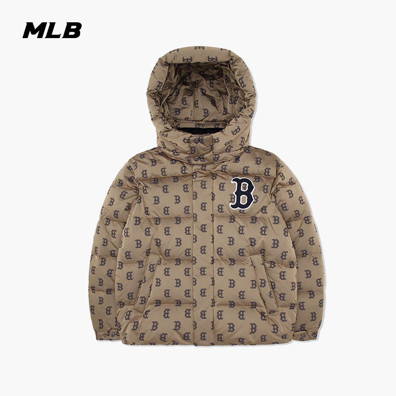 MLB官方男女情侣连帽羽绒服