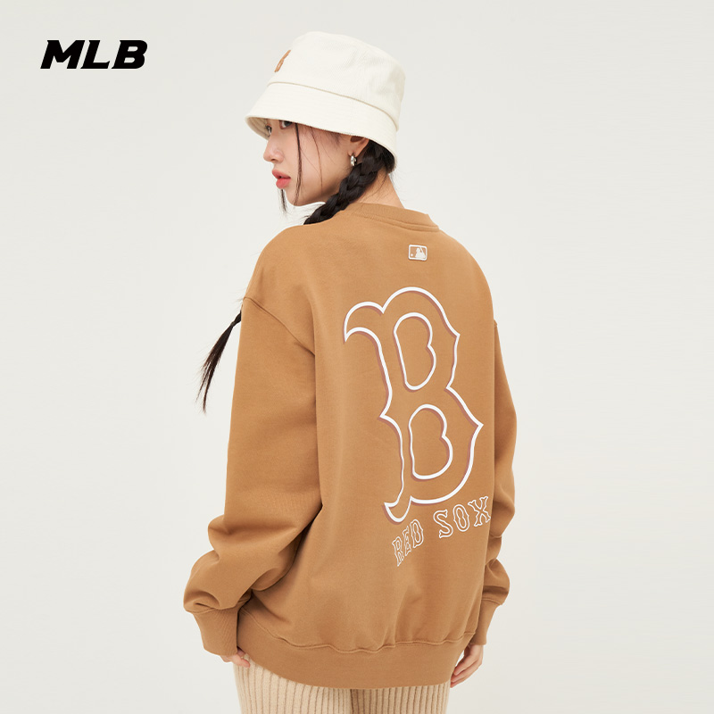 MLB官方圆领套头卫衣24秋季新款