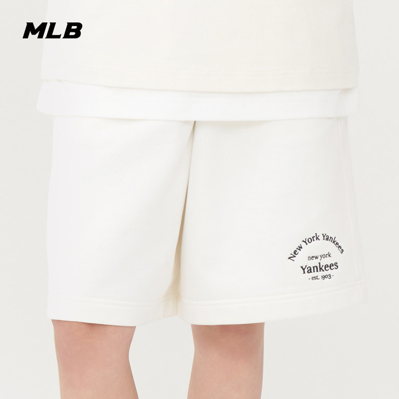 MLB官方 男女情侣经典百搭小标潮流时尚休闲短裤25夏季新款SPB09,运动服/休闲服装,运动中长裤／短裤,淘宝优惠券,粉丝福利购,淘宝优惠卷