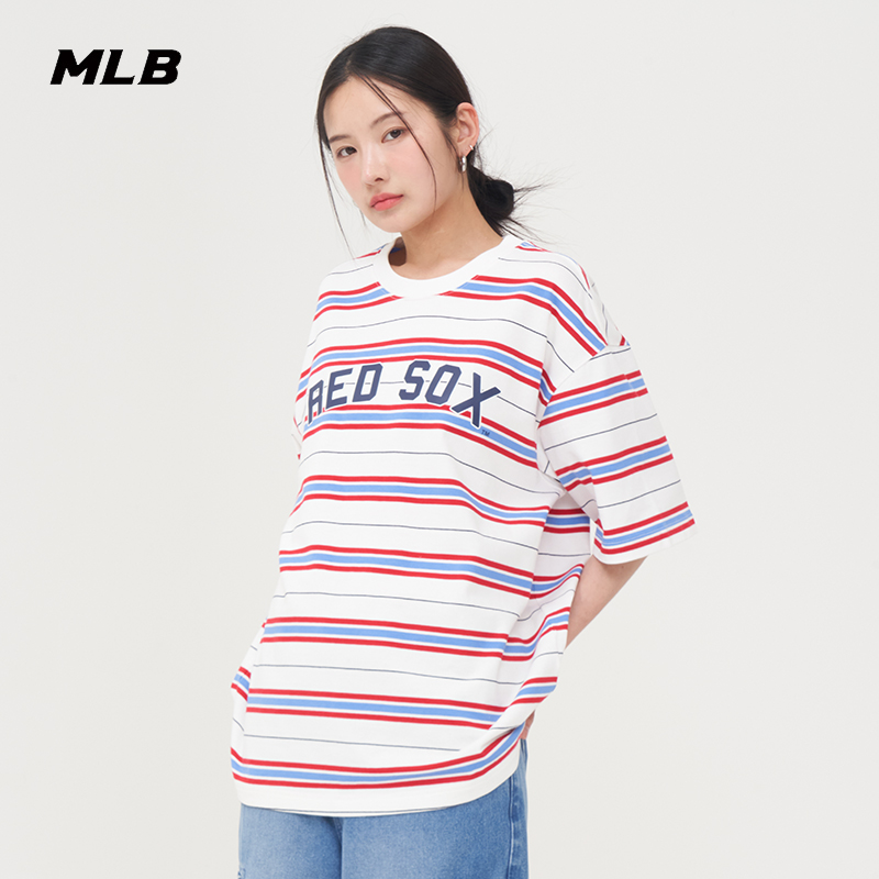 MLB情侣休闲宽松运动T恤