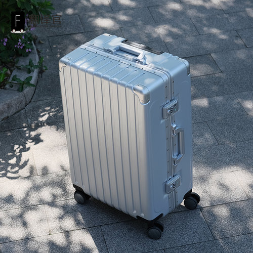 翻译官PC万向轮铝框登机箱