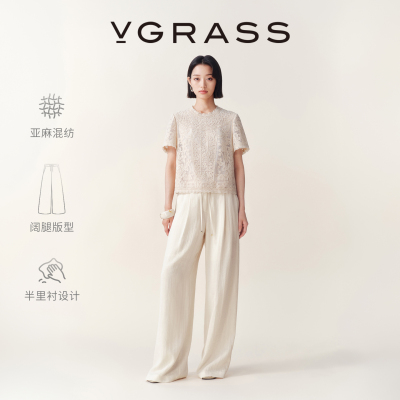 VGRASS舒适好穿百搭休闲裤