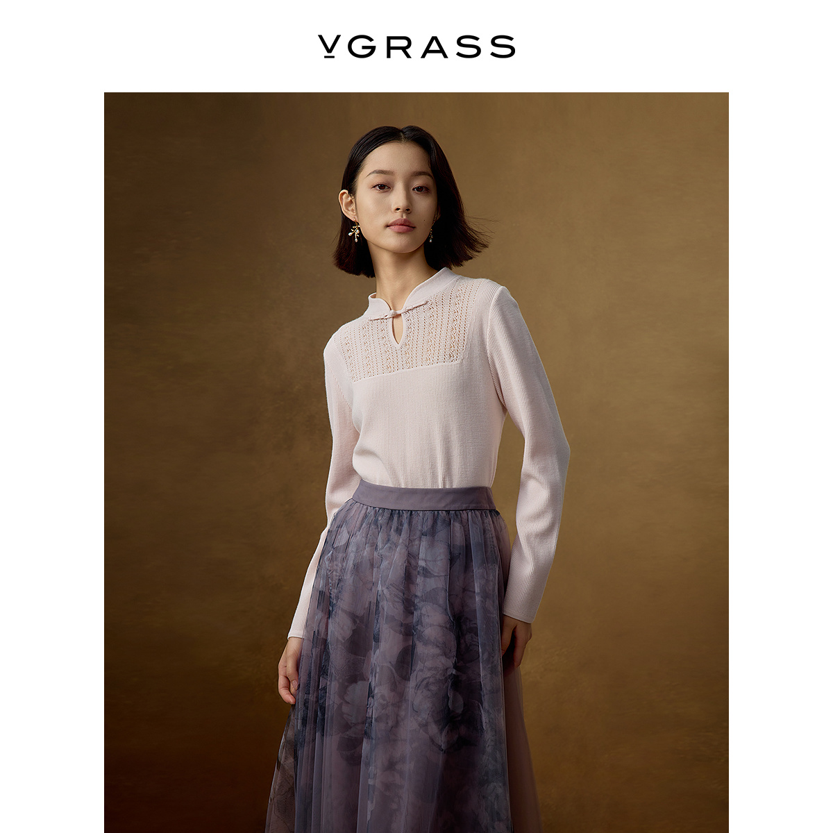 VGRASS19.5微米100绵羊毛针织衫