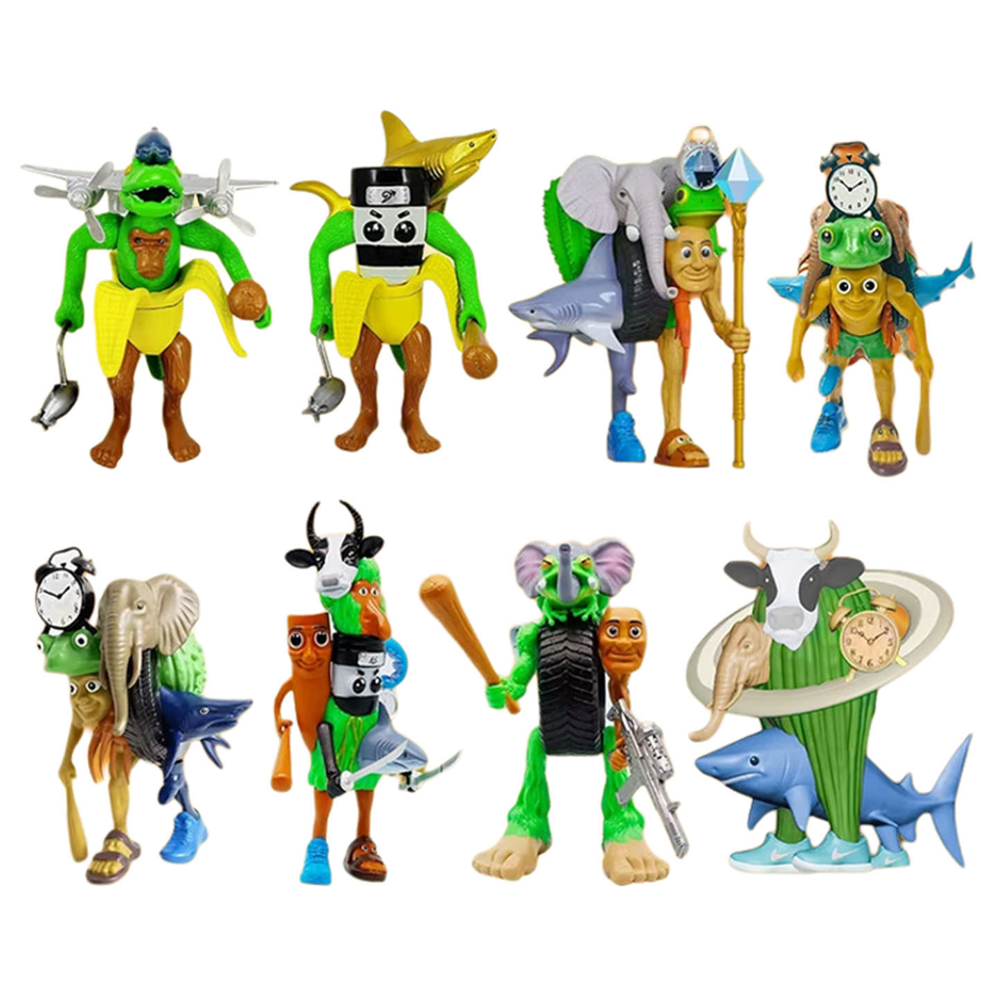 ai外国山海经玩具手办怪兽融合体版神兽全套正版大号玩偶儿童礼物