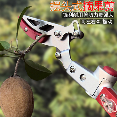 美枝王摆头式高枝摘果剪锋利耐用