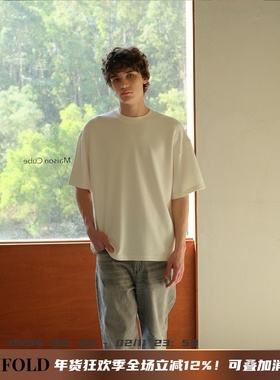 Manifold｜进口兰精莫代尔醋酸空气层骨感廓形长期主义百搭短袖