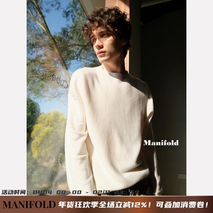 Manifold｜新澳特细美丽诺全羊毛亲肤无缝简约针织毛衣打底衫