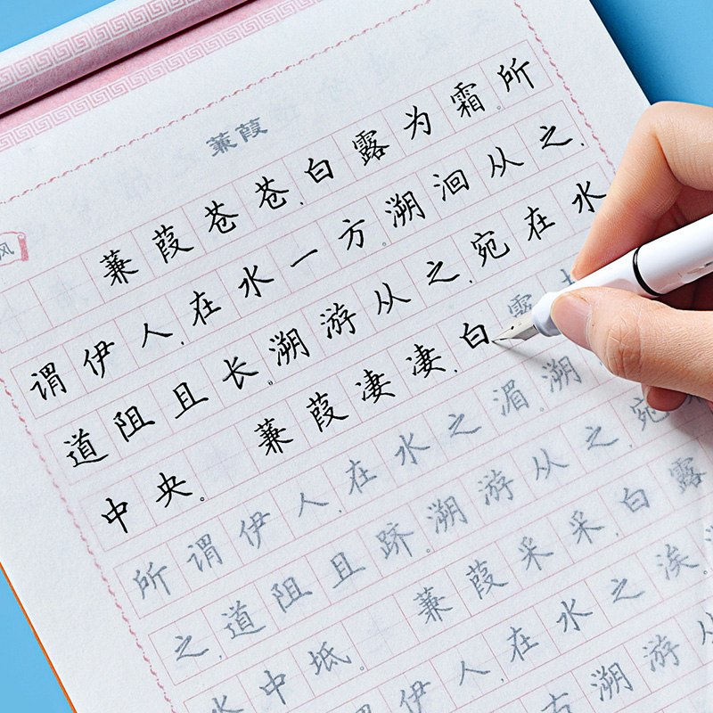 诗经临摹字帖钢笔楷书正楷抄写