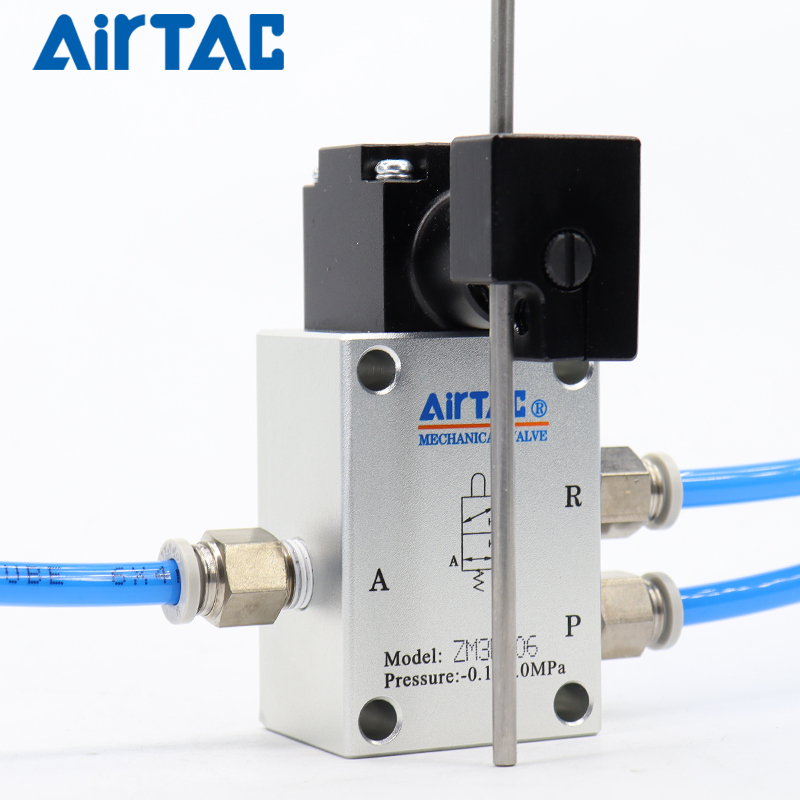 亚德客气动重载型机械阀气动行程开关ZM3R/ZM3J/ZM3P-06/06W