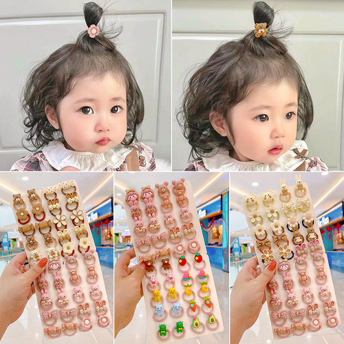 森米兔宝宝婴儿发绳不伤发