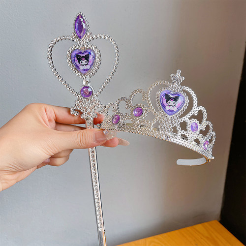 库洛米儿童皇冠发饰女童玩具