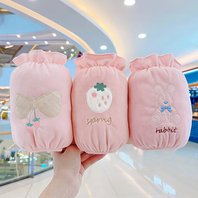 女童羽绒服护袖防污耐脏