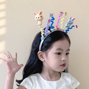 儿童发箍女童头饰蝴蝶结发卡小女孩公主发饰宝宝新款 头箍发捆头饰