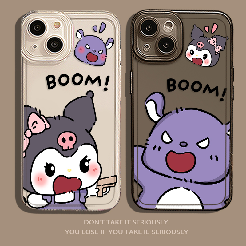 适用苹果手机壳情侣卡通趣味硅胶