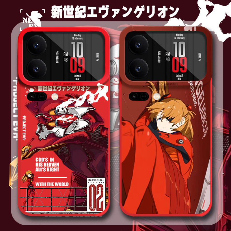 EVA明日香适用小米17promax手机壳15ultra初号机14新款13红米k90动漫80二次元70男女60至尊版50卡通note12/11