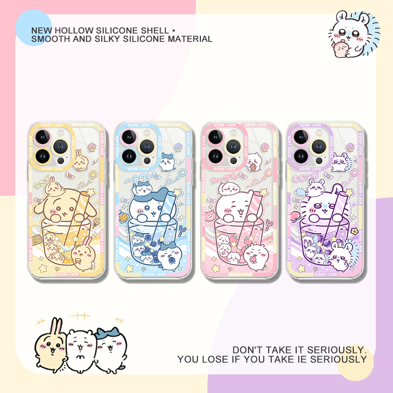 chiikawa适用opporeno14pro手机壳K12x小八19乌萨奇11吉伊10新款findX8卡哇realme真我Neo7女GT6软5/4/9套十+