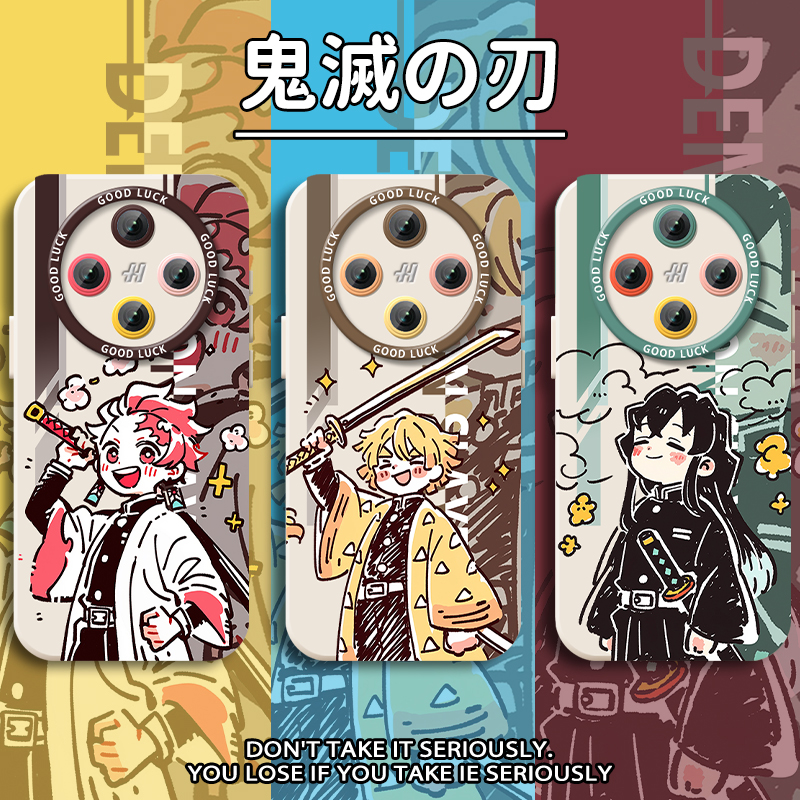 鬼灭之刃适用oppofindx9手机壳findx8Ultra我妻善逸7pro时透无一郎6动漫5硅胶4男生3漫画OPPO周边s十+防摔套