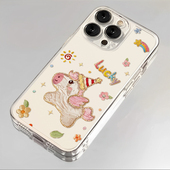 彩虹天使小马适用苹果17promax手机壳iPhone16透明15新款 14马年13mini本命年12卡通11油画x可爱xr新年xs套8