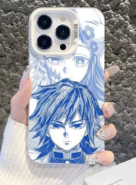 鬼灭之刃适用华为pura80手机壳mate70pro富冈义勇nova14新款13锖兔12荣耀400漫画300男200/x60/50/magic8/7/6