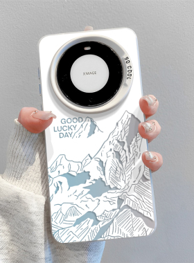 适用华为mate80promax日照金山手机壳70新款60超好看50荣耀X40日出雪山magic7女款6镭射5高级感4磨砂