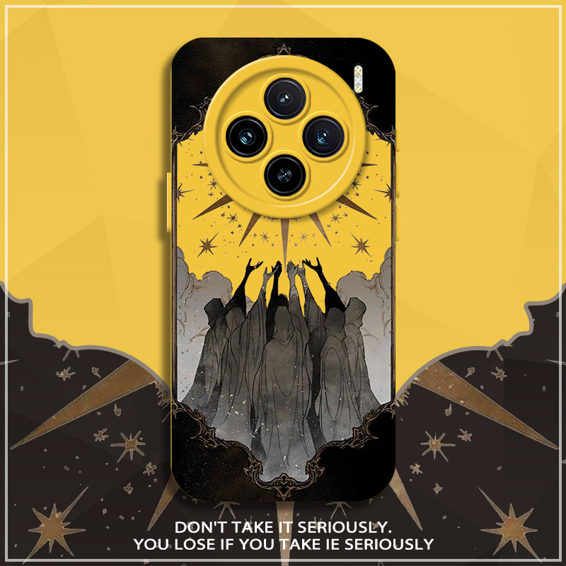 希望之光适用vivox300pro手机壳vivox200mini高级感x100s液态硅胶ultra黄色x90艺术80新款70创意60镜头全包套