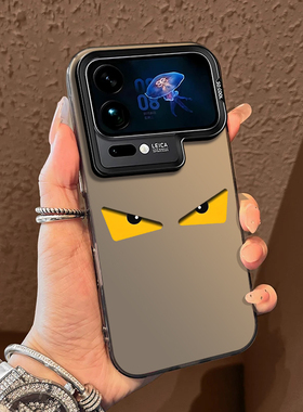 恶魔表情适用小米17promax手机壳15ultra凶凶眼神14新款13红米k90高级感80卡通70个性60至尊版50男note12女11