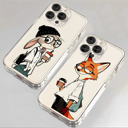 情侣尼克朱迪适用小米17promax手机壳15ultra兔子14新款13红米k90小众80情侣款70卡通60至尊版50男note12女11