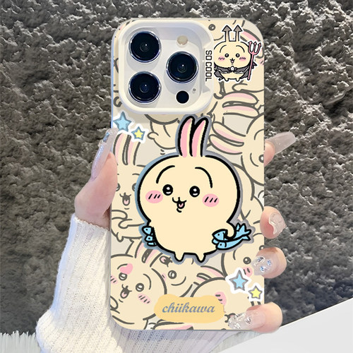 适用苹果手机壳chiikawa吉伊卡哇