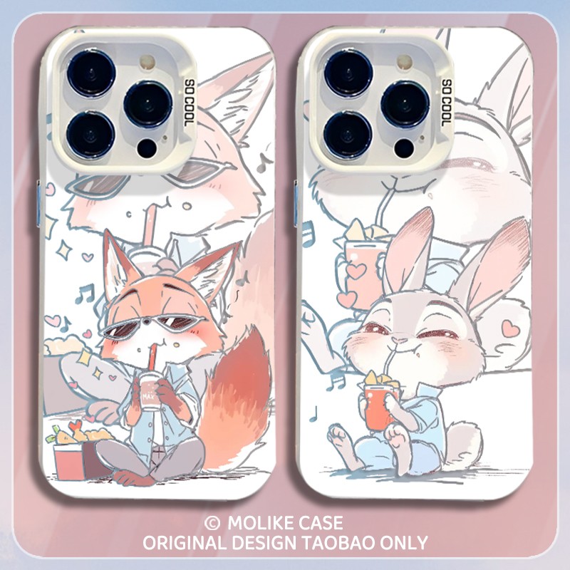 奶茶尼克朱迪适用小米17promax手机壳15ultra疯狂动物城14新款13红米k90情侣80周边70套60至尊版50/note12/11