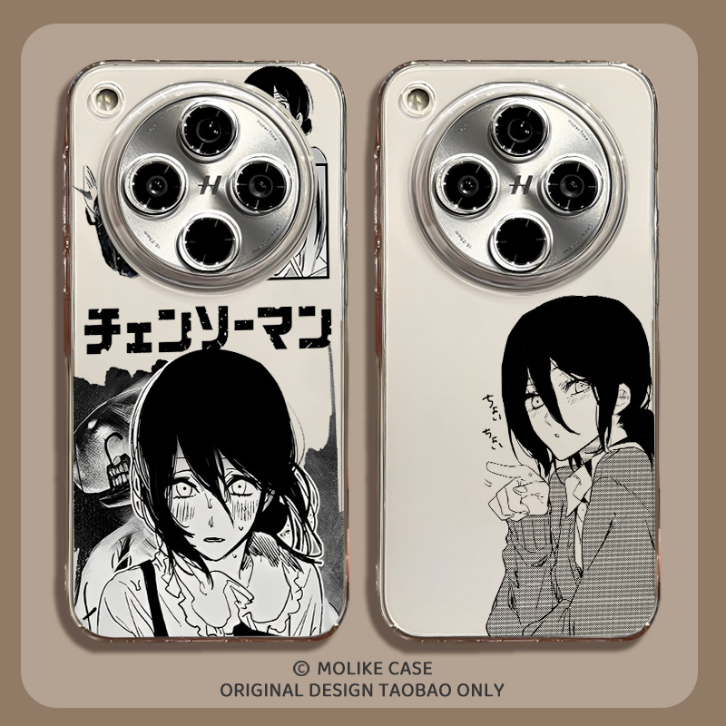 电锯人玛奇玛适用oppofindx9蕾塞手机壳findx8Ultra透明7pro新款6动漫5漫画4二次元3男生OPPO日系防摔套s十+