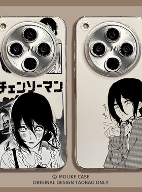 电锯人玛奇玛适用oppofindx9蕾塞手机壳findx8Ultra透明7pro新款6动漫5漫画4二次元3男生OPPO日系防摔套s十+