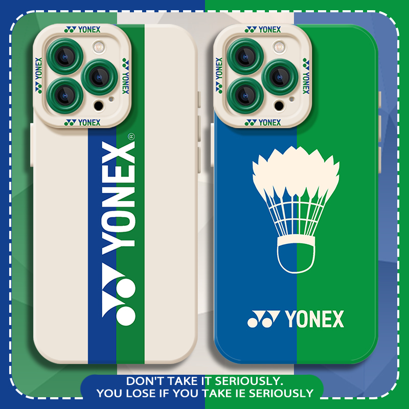 适用苹果16promax羽毛球手机壳iPhone15尤尼克斯14pm新款13mini硅胶12潮牌11周边x创意xr运动xs防摔8plus套7