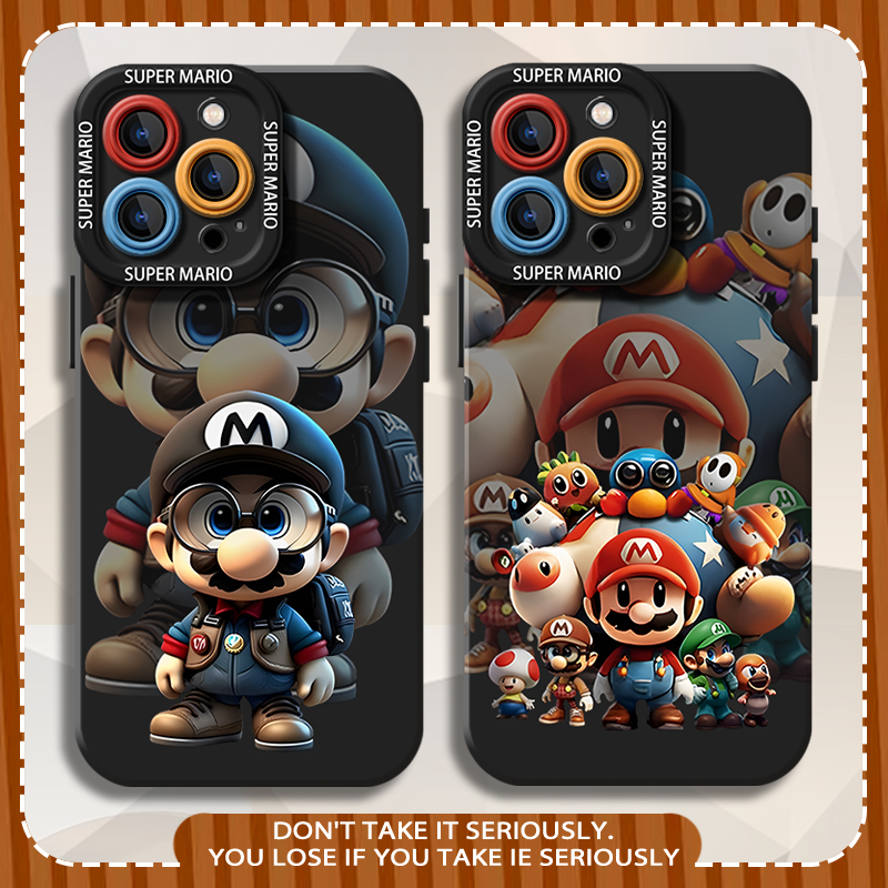 适用苹果手机壳硅胶超级马里奥