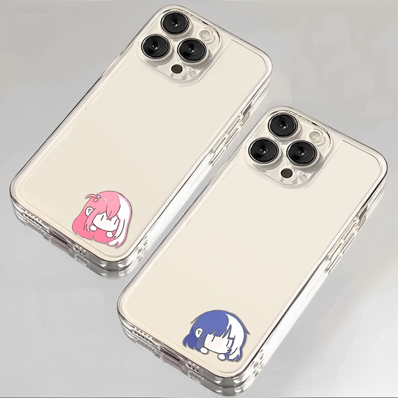 适用苹果16手机壳iPhone15promax孤独摇滚14山田凉13mini波奇酱12透明11简约x情侣xr后藤一里xs卡通8动漫7套