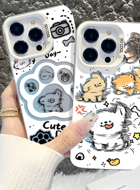适用iQOO15手机壳13新款12情侣vivo小狗neo10pro爱酷11保护套z9Turbo镂空8男女iq狗狗7se可爱10卡通6