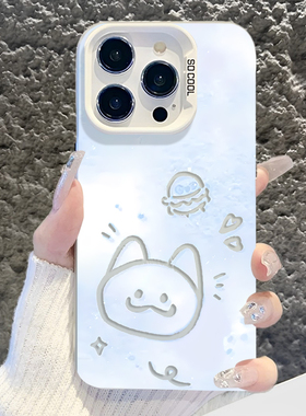 秦彻雪地猫咪适用小米17手机壳15pro恋与深空14/13ultra/11新款10S红米k80/70/60/50至尊版40/30/note12turbo