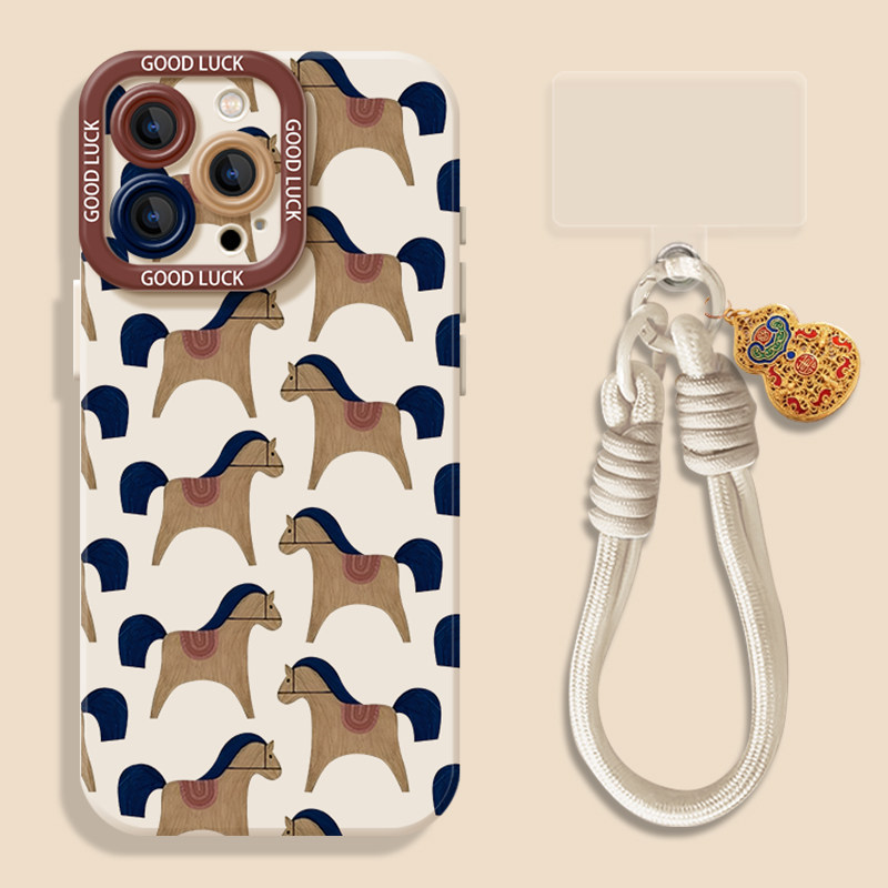 祥马呈运适用小米17promax手机壳15ultra马年14新款13红米k90本命年80挂绳70新年60至尊版50过年note12防摔11