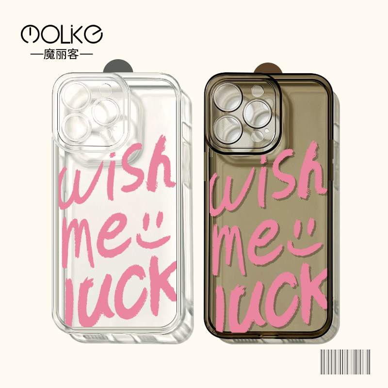 字母英文适用苹果17手机壳iPhone16promax透明13mini新款8plus7p个性15的14文字xs日韩x创意12硅胶网红保护套