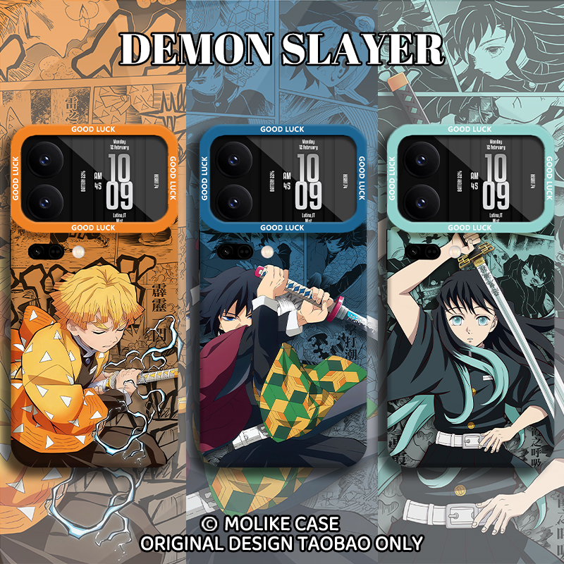 鬼灭之刃适用小米17promax手机壳15ultra富冈14义勇13红米k90周边80善逸70硅胶60至尊版50无一郎note12新款11